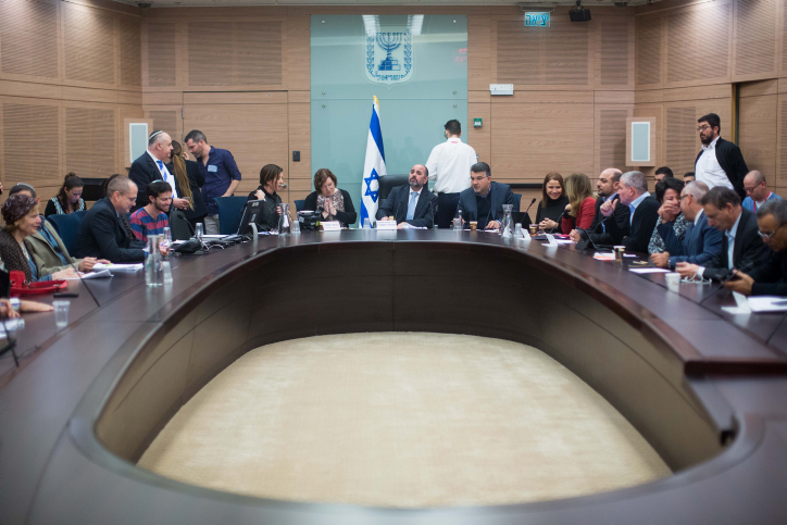 Chairman Education, Culture, and Sports Committee Yaacov Margi leads a Committee meeting in the Israeli parliament on December 22, 2015. Photo by Yonatan Sindel/Flash90 *** Local Caption *** ???? ?????? ?? ????? ????? ??? ???????
??"? ???? ?????? ???? ????
???? ?????