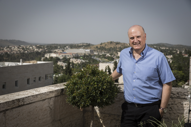 Portrait of incoming Israeli Ambassador to Egypt, David Govrin, at his home in Mevaseret Zion, near Jerusalem, on June 5, 2016. Photo by Hadas Parush/Flash90 *** Local Caption *** ?????? ???? ? ????? 
????
??? ?????? 
????? ?????
??????
?????