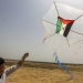 A kite with a Molotov cocktail is flown by Palestinians during clashes with Israeli security forces on the Gaza Israeli border east of Khan Yunis, in the southern Gaza Strip on April 20, 2018. Photo by Abed Rahim Khatib/Flash90 *** Local Caption *** ????? ???
???????
??????
?????
??????
????????
???? ?????
??? ?????
??????
???