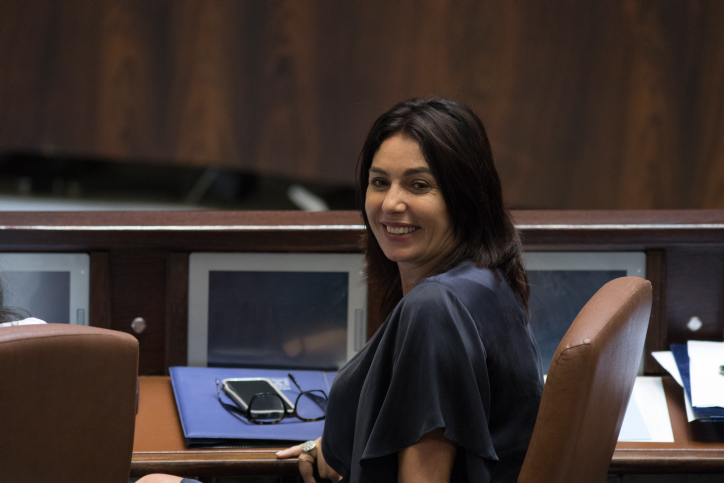 Culture and Sports Minister Miri Regev at the plenary session of the opening day of the winter session at the Knesset, on october 15, 2018. Photo by Hadas Parush/Flash90 *** Local Caption *** ????
?????
?????
?????
??? ?????? ?????? ??????
????? ????
???? ???