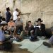 Jewish men pray as they gather for the ritual of Tisha B'Av at the Wall Western in the Old City of Jerusalem, on July 21, 2018. The Tisha B'Av ceremony, literally the ninth day of the month of Av in the Hebraic calendar, is the darkest day in the Jewish calendar, marking the destruction of the two temples, first by the Babylonians in 587 BC and later by the Romans in 70 AD. Photo by Noam Revkin Fenton/Flash90
 *** Local Caption *** ?????
????
???? ???
??????
?????
???
??
?????
?????