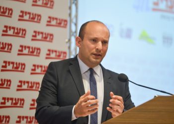 Education Minister Naftali Bennett speaks at the Maariv Conference in Ramat Gan, March 27, 2019. Photo by Flash90 *** Local Caption *** ?????
?????
????
????? ???
?? ??????