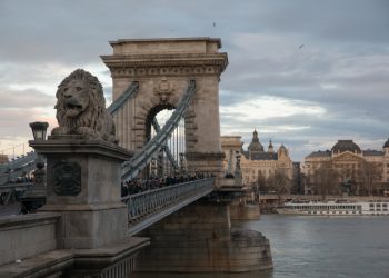 The Széchenyi Chain Bridge in Budapest, Hungary, on December 31, 2018. Photo by Nati Shohat/Flash90 *** Local Caption *** ??????
??????
???????