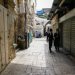 ultra orthodox jewish men walk past closed shops in Jerusalem's Old City, due to a general strike in response to Israel's Nation State Law on October 1, 2018. Photo by Sliman Khader/Flash90 *** Local Caption *** ????????
?????
???? ??????
?????? ?????? ????????
?????????
????????
???????
?????
????????
???????
?????????
???????? ??? ?????
??? ?????
????? ?????
