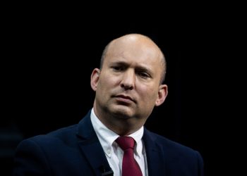 Yamina leader MK Naftali Bennett attends a conference of the Israeli Television News Company in Jerusalem on March 7, 2021. Photo by Yonatan Sindel/Flash90 *** Local Caption *** ????? ????????
???? ??????
??????
?????
????????
???
????? ???
?????
???
????