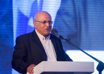 Avigdor Kahalani speaks at the Moskowitz Prize for Zionism ceremony in Jerusalem. May 29, 2014. Photo by Yonatan Sindel/Flash90 *** Local Caption *** ??? ????????
??????? ?????