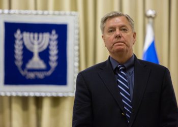 Republican US Senator Lindsey Graham seen at the president's residence in Jerusalem on January 4, 2014. Photo by Yonatan Sindel/Flash90  *** Local Caption *** ?????? ?????
?????
????????
