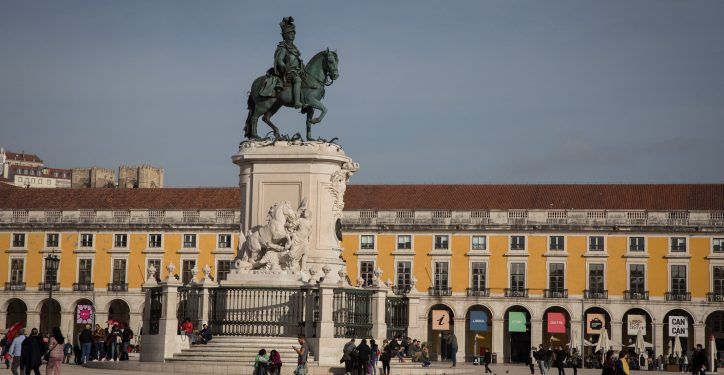 The statue of King John I in the Praça da Figueira, a large square in the city of Lisbon, Portugal, on December 1, 2018. Photo by Nati Shohat/Flash90 *** Local Caption *** ???????
??????
???
?????
????