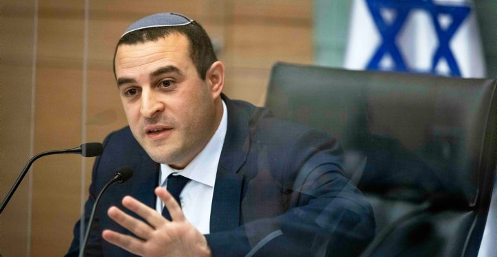 MK Yomtob Kalfon, head of the Constitution Committee leads a Committee meeting at the Knesset, the Israeli Parliament in Jerusalem, on March 15, 2022. Photo by Olivier Fitoussi/Flash90 *** Local Caption *** ????
?????
??????
???? ????
??? ??? ?????
????? ????? ????????