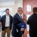 Former Israeli prime minister Benjamin Netanyahu arrives for a court hearing in his trial, at the District Court in Jerusalem on May 10, 2022. Photo by Yonatan Sindel/Flash90 *** Local Caption *** ??? ????
?????
????
???? ??????
?????? ??????
??"?
??????????