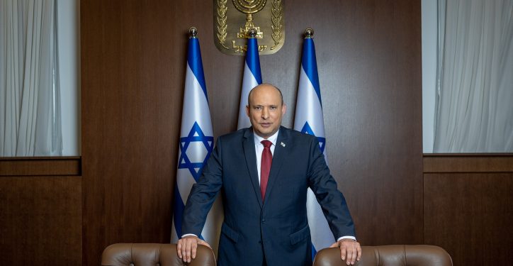 Israeli Prime Minister Naftali Bennett poses for a picture at the Prime Minister's office in Jerusalem, January 26, 2022. Photo by Yonatan Sindel/Flash90 *** Local Caption *** ??????
????? ???
?????
?????
??? ??????
????