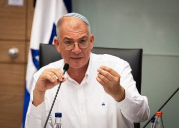 MK Nir Orbach, leads a Knesset committee in the Israeli parliament, and a vote on the dissolvement of the Knesset, June 28, 2022. Photo by FLASH90 *** Local Caption *** ?? ?????
????
????? ?????
?????