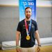 Artium Dolgopyat, Olympic Gold medalist seen during a ceremony, at his home town in Rishon LeZion, August 11, 2021. Photo by Flash90

 *** Local Caption ***  ?????? ?????????
?????
???
?????
?????